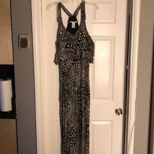 Racerback long maxis dress